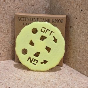 Fluorescent Yellow Acetylene Tank Knob (B & MC Tanks)